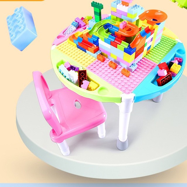 Стіл для Lego Duplo 7 в 1 багатофункціональний + 2 стільці  